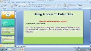 Class 7 Computer Science Chapter 4 - Using Excel As Database