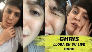 CHRIS LLORA EN SU LIVE 😂 + LLAMA A UNA FAN | INSTAGRAM LIVE CNCO