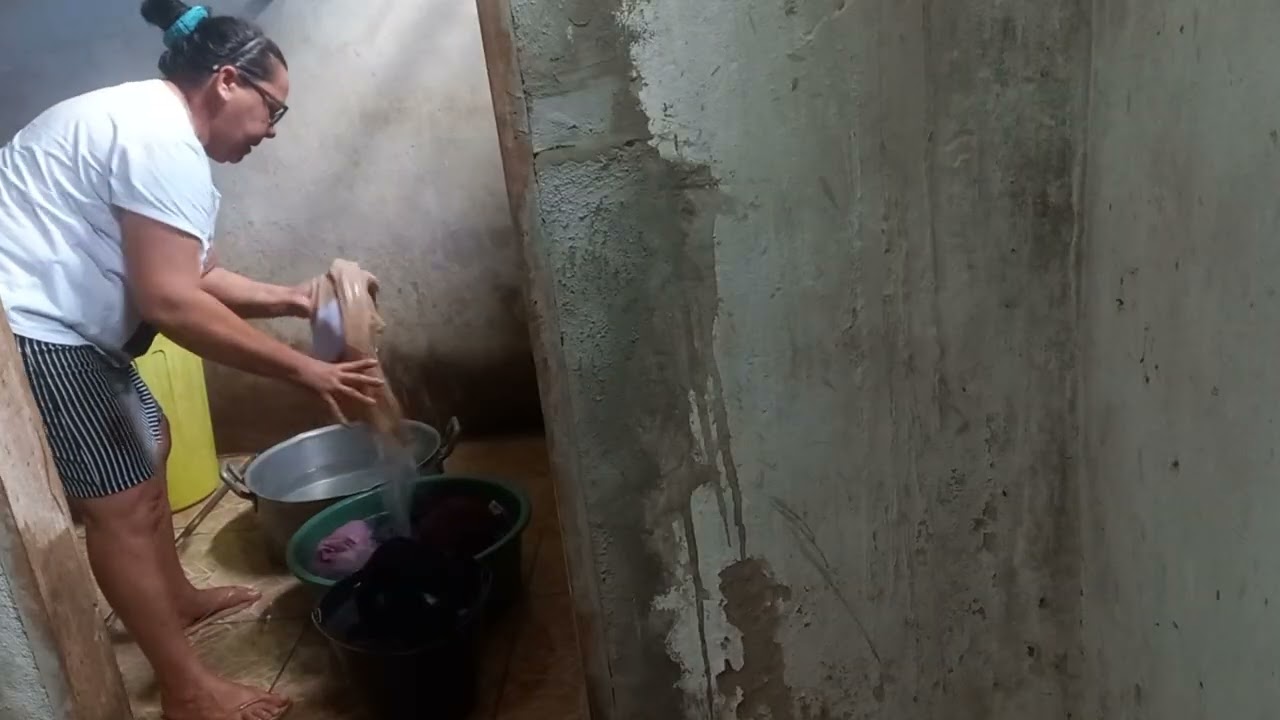 Mais roupas sendo lavadas por mim 