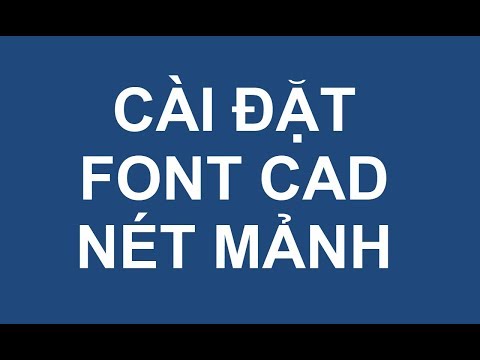 Video #33. Cài đặt Font nét mảnh Tiếng Việt Unicode - youtube