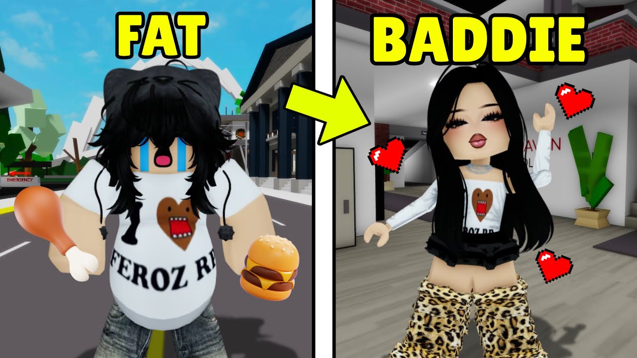 FAT to BADDIE 2! sa BROOKHAVEN! (ROBLOX RP TAGALOG)
