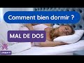 Comment bien dormir avec une lombalgie  sciatique mal de dos