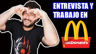 CÓMO ES la ENTREVISTA de TRABAJO y El TRABAJO en MCDONALD´S | VLOG os CUENTO MI VIDA