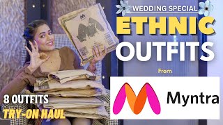 *MYNTRA* ETHNIC wear Haul | Designer outfits | TryOn | Honest Review | gimaashi screenshot 4