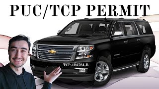 How To Get PUC/TCP PERMIT For Uber Black & Limo Company