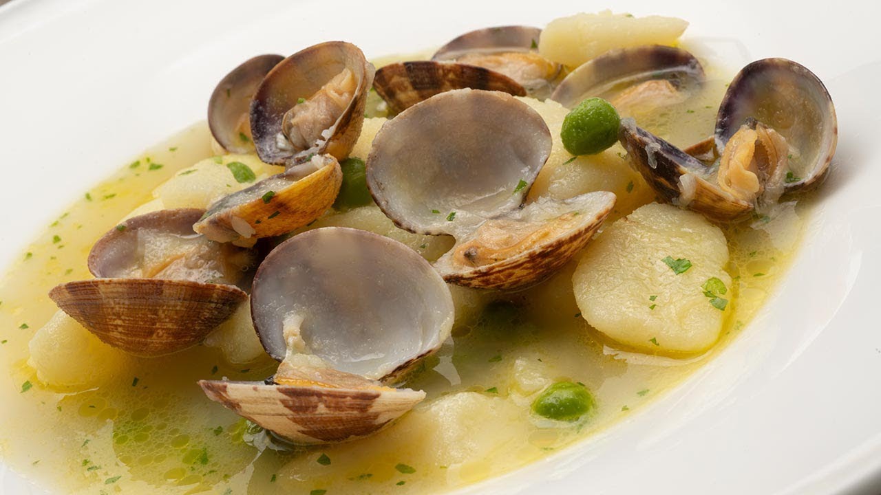 Patatas con almejas y guisantes - Cocina Abierta de Karlos Arguiñano