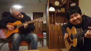 Video thumbnail of "Tum jo mil gaye ho | blues version| guitarpriest & nabjyoti"
