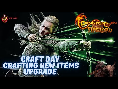 Drakensang Online, Craft Day, Crafting New Items, Upgrade, Drakensang, Dso, mmorpg