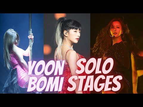 Apink Yoon Bomi All Solo Stages (~2020) | Ariana Grande, Psy, Camila Cabello and more