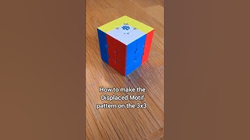 How to make the Displaced Motif pattern on the 3x3