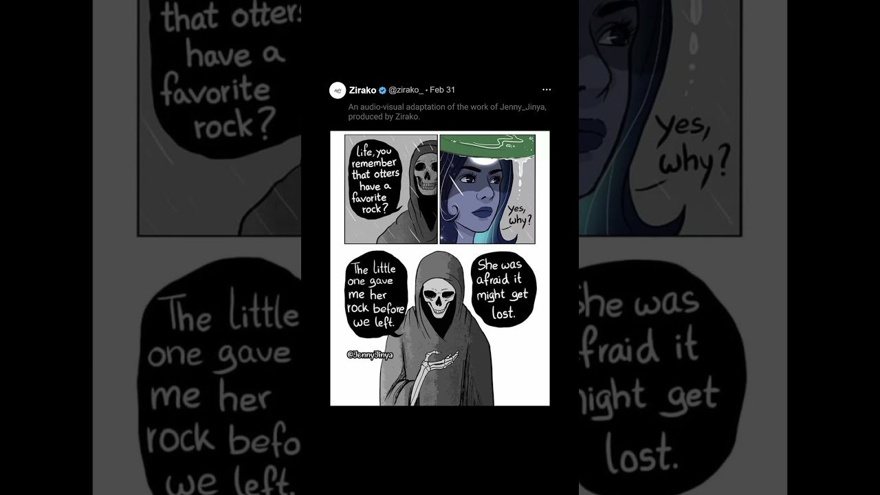 The Reaper, Life, and One Otter’s Sad Story #comicdub #webtoon #animation #sadcomic #voiceacting