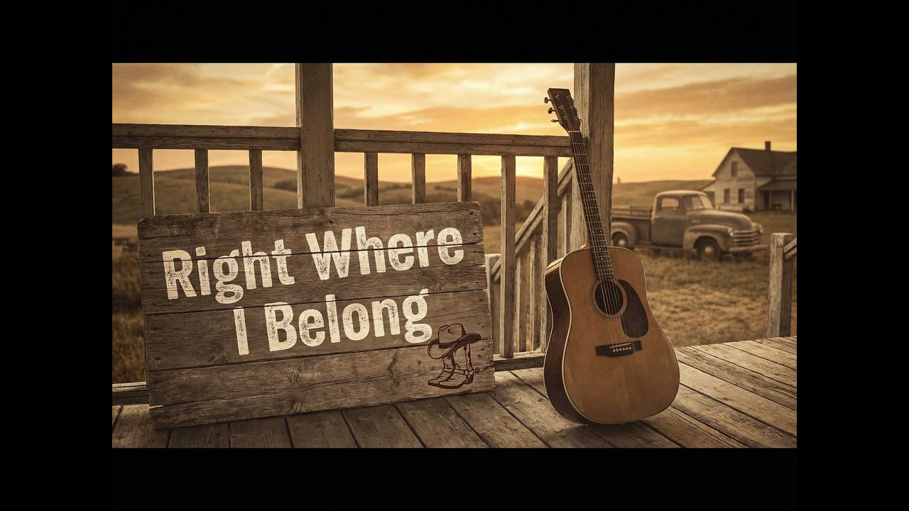 Right Where I Belong (Romantic Nashville Country Love Song)