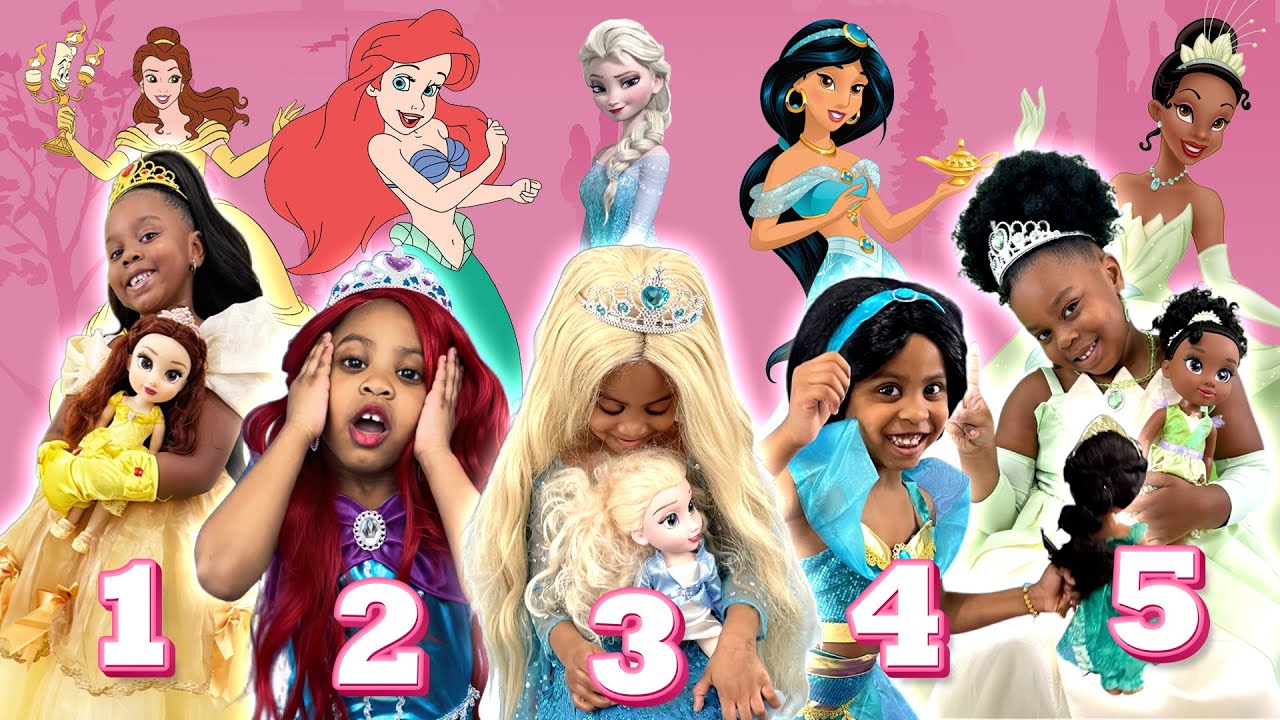 Five Little Princess Jumping On The Bed Nursery Rhymes For Kids Germani And Jeraye