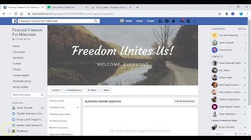 How to setup automatic membership approval for your Facebook group (New 2019)