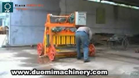 DUOMI QT4 45 new logo Egg laying block machine video