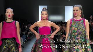 Dennis Basso - 1min quick edited clip from NYFW F/W20 at Spring Studios NYC