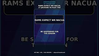 Rams expect WR Nacua, LT Jackson to play Thu