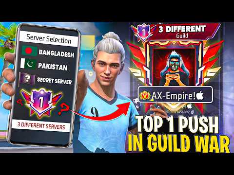 How I Pushed Guild War Top 1 Title in 3 Diffrent Server ?