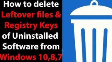 How to Completely Uninstall any software On Windows 11,10,8 and 7