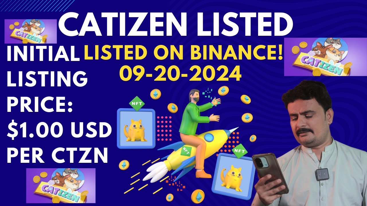 Catizen (CTZN) is listing on @Binance on September 20th 