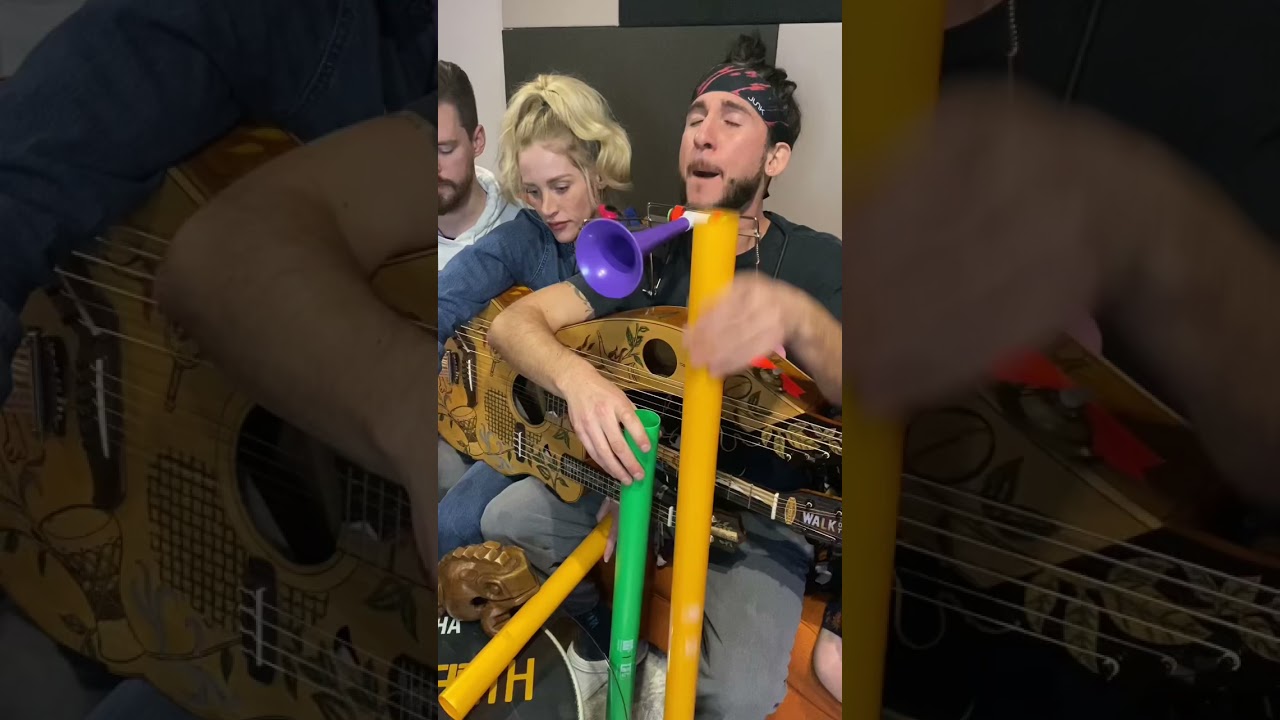 Lil Nas X on the world’s only GuitHarpUlele! 