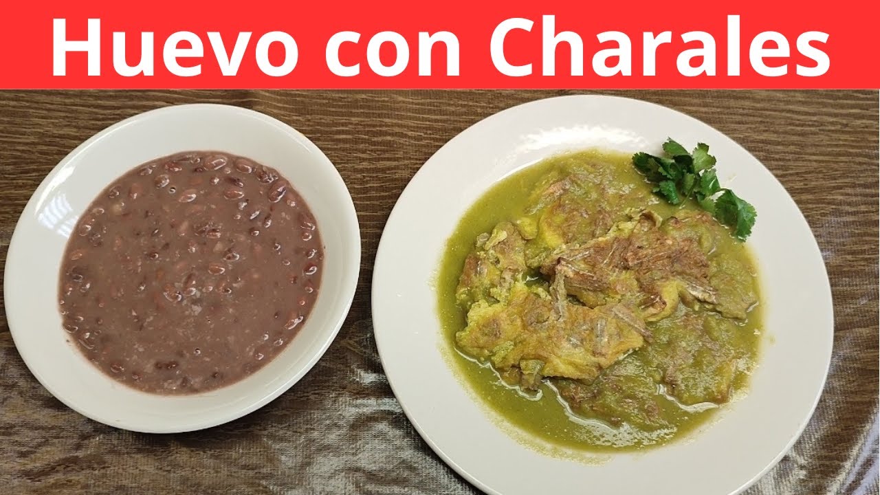 Cómo preparar CHARALES con huevo en salsa verde