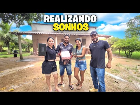 REALIZAMOS O SONHO DOS NOSSOS AMIGOS, FOI CHORO PRA TODO LADO. 