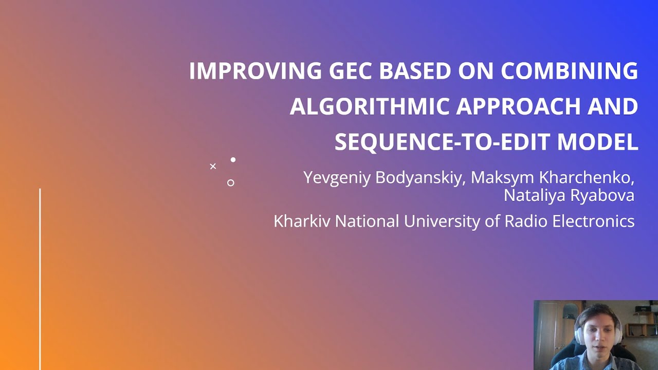 Improving GEC based on combining algorithmic approach and sequence-to-edit model
