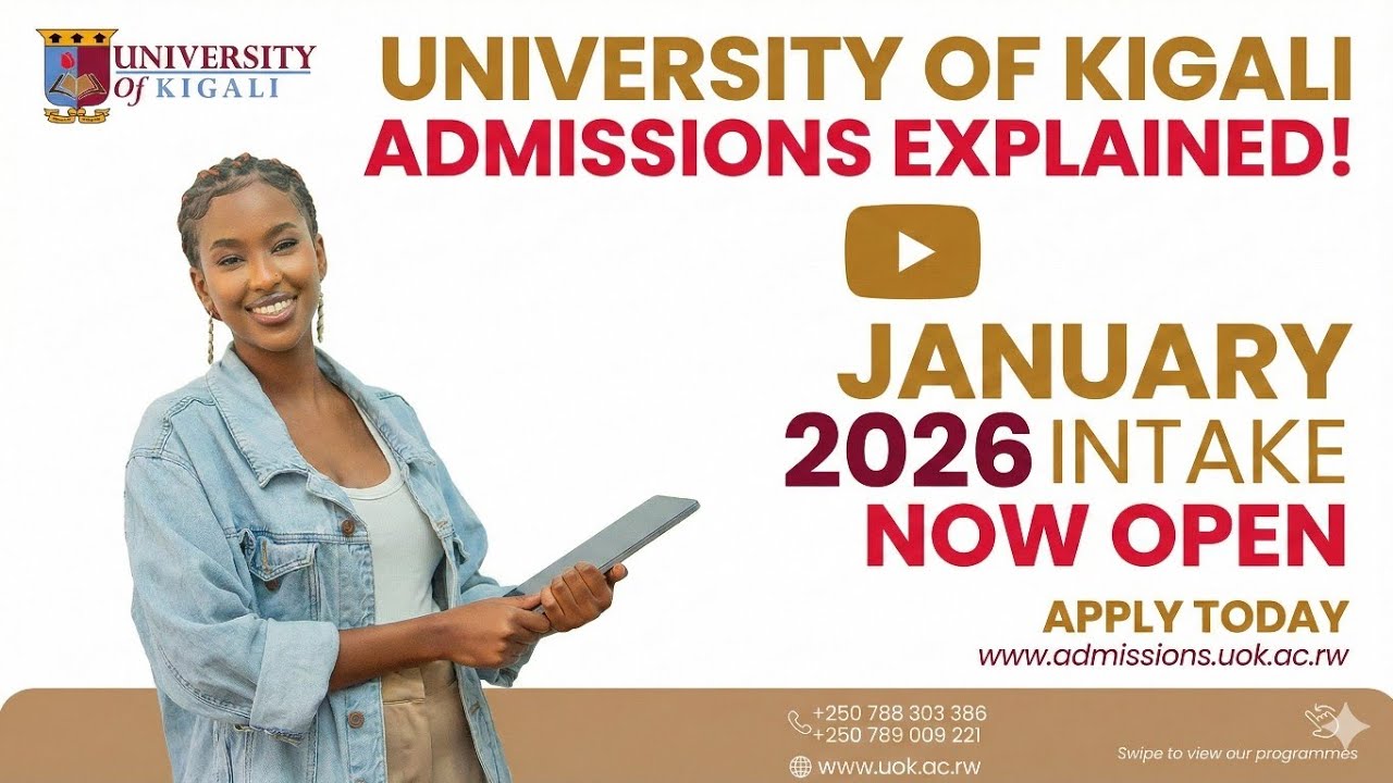 📢🔥Big News: 🤫 🚀Ntucikwe! University of Kigali (UoK) ! January 2026 Intake is NOW OPEN!🚨 Kanda Hano!🚨