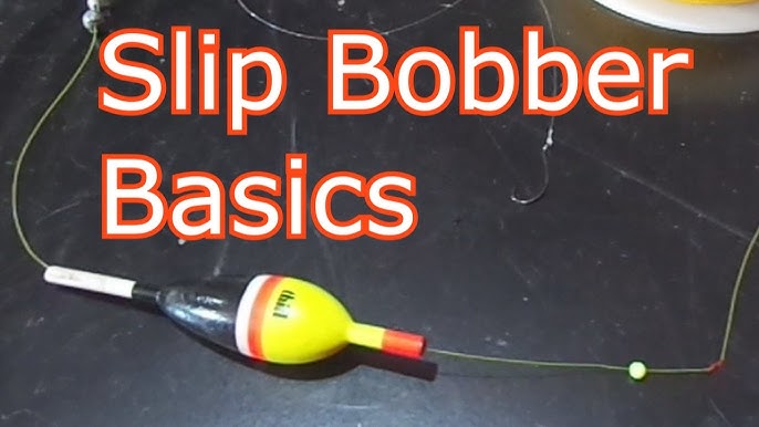 How to tie a slip bobber for ice fishing crappie (night fishing