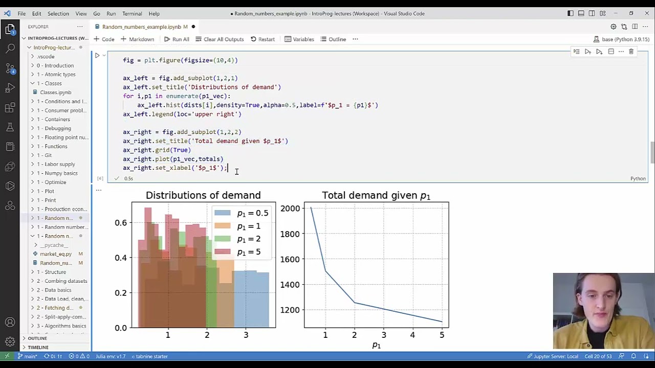 1 - Random numbers example