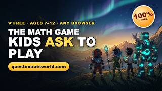 Math Adventure Games for Kids 8-12 years old - Questonautsworld.com screenshot 5