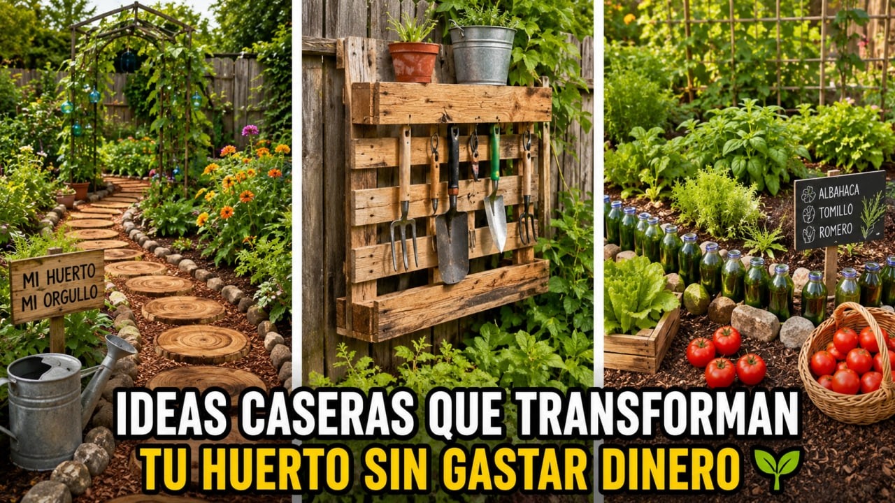 Huerto de Ensueño con 5 Ideas BARATAS | Los Trucos Caseros que Multiplican tu Cosecha