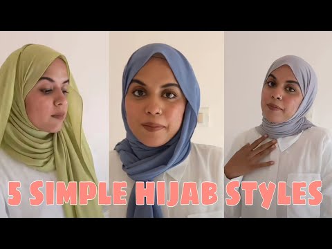 5 Hijab styles you must try || simple and effortless viral hijab styles || Malayalam