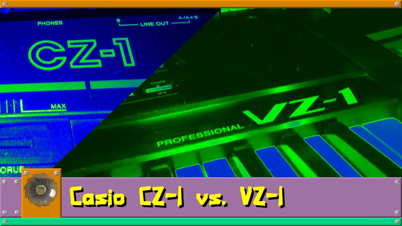 Casio CZ-1 VS. VZ-1 - YouTube