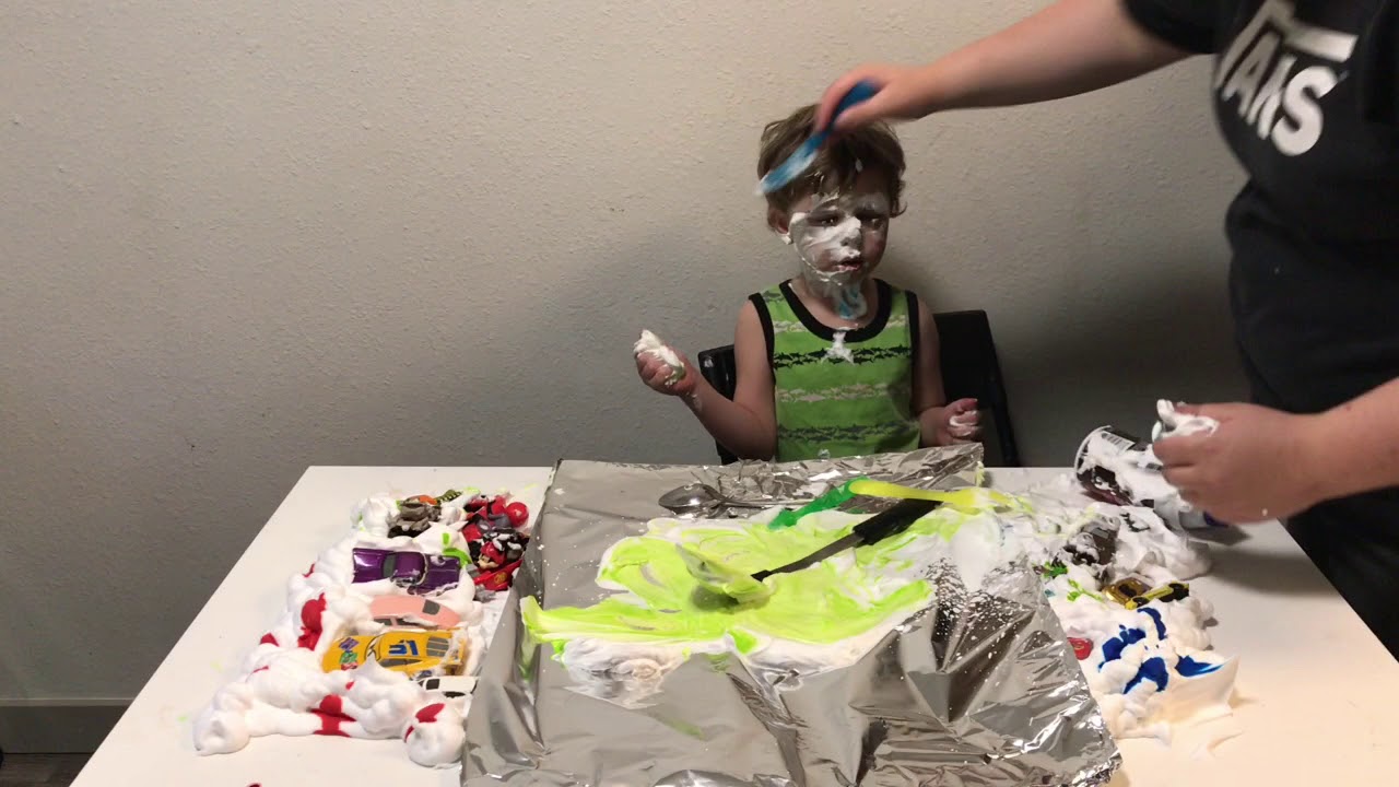 Shaving Cream Fun Gone Wrong So Much Of A Mess Youtube