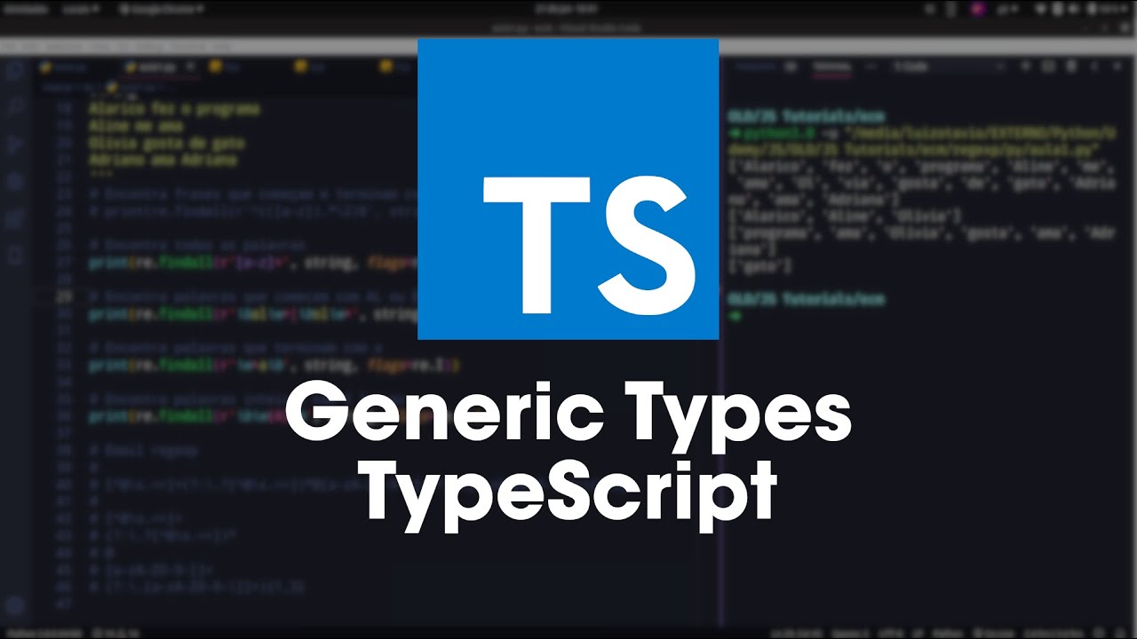 TypeScript Generic Types - Introdução aos tipos genéricos - YouTube