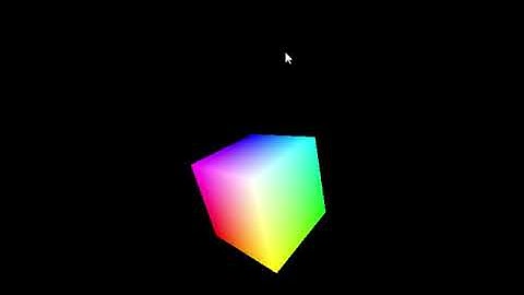 C++ / OpenGL | Colored cube