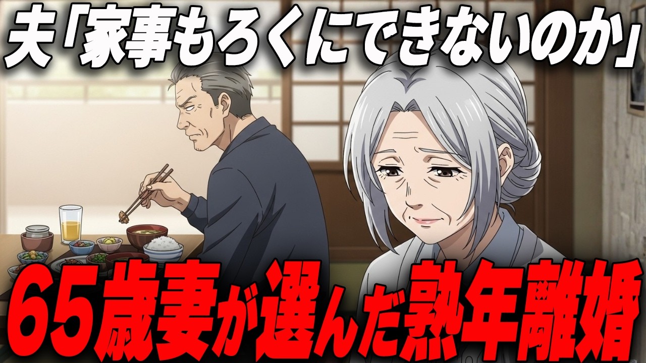 【熟年離婚】「家事もできないのか」と言われ続けた65歳妻…その夜、夫が凍りついた理由
