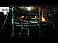 diguyur hujan deras tengah malam, berbuka puasa di shelter di tengah hutan belantara