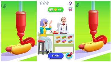 Perfect cream: icing cake game - all level gameplay Android,ios (Level-41-45)