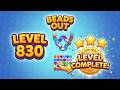 🔴 Beads Out Level 830 Walkthrough & Solution | Voodoo Puzzle Game 🧩