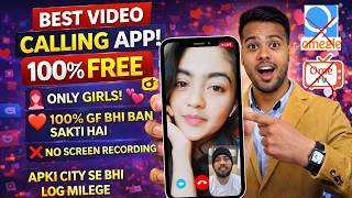 Best Video Calling App 2026 🔥 | Omegle, Ometv, Se Bhi Better 😱 | Safe & Free Video Chat screenshot 1