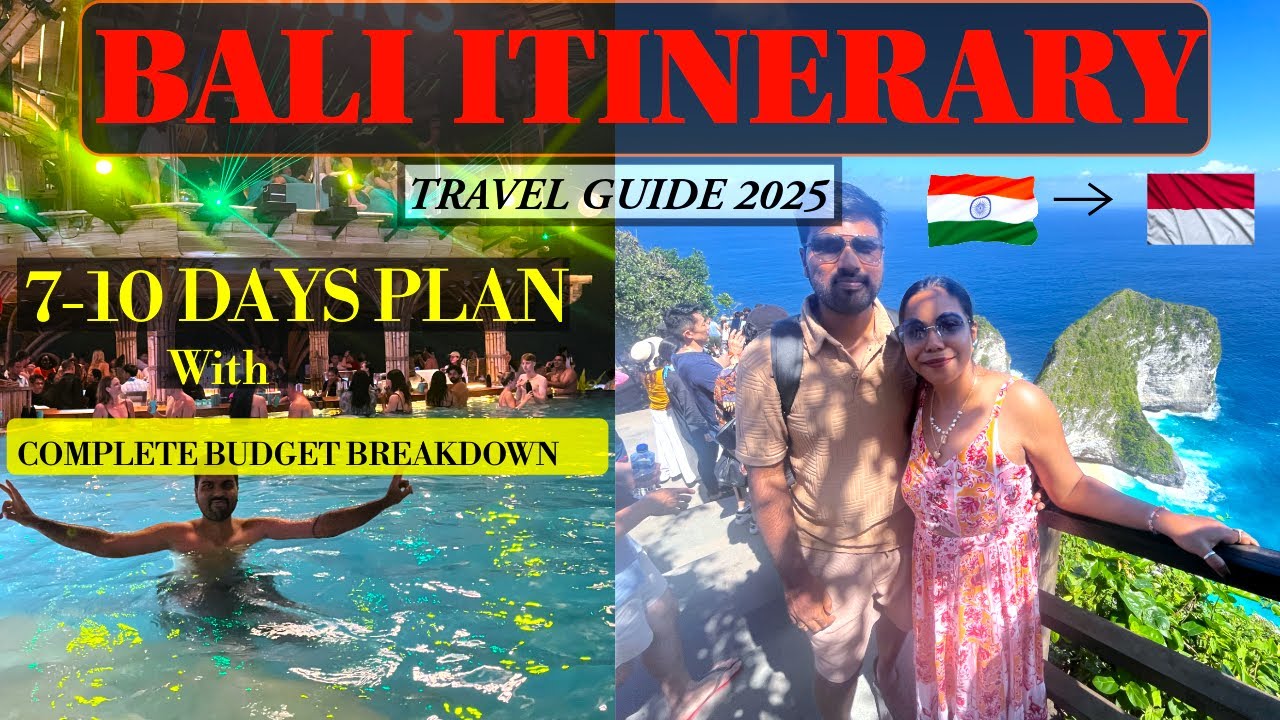 Bali Itinerary 7-10 days | Bali Trip | Bali Tourist places | Bali Places to Visit | Bali Budget |