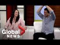 Tessa Virtue and Scott Moir game: Runway fashion or figure skating outfits?