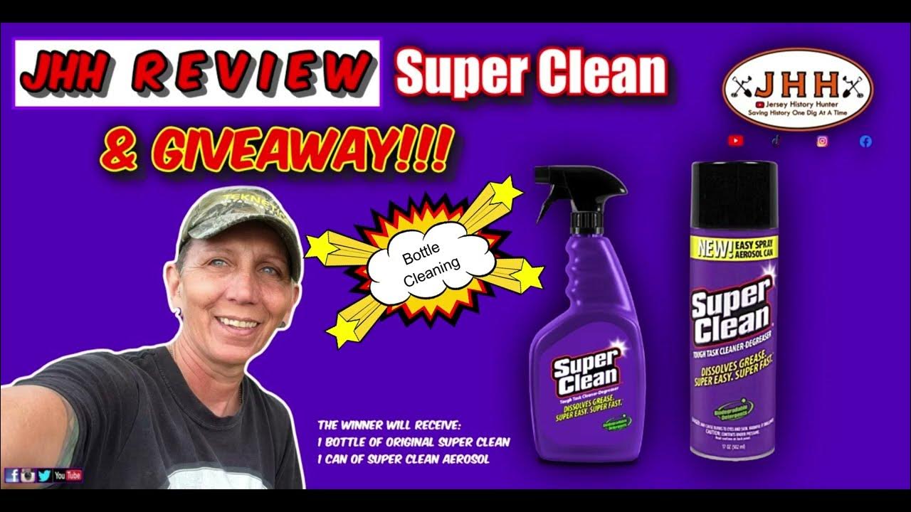 Super Clean Review and Giveaway!!!  Bottle Cleaning with Super Clean 
