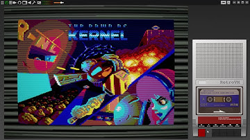 Loading The Dawn Of Kernel in realtime and playing in Retro Virtual Machine v2