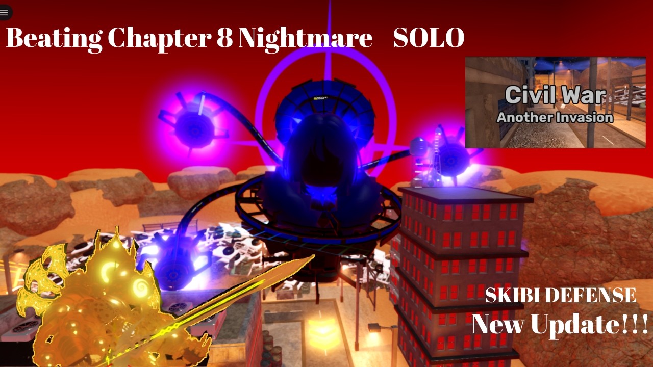 Beating Chapter 8 Nightmare IN Skibi Defense (Lunar New Year Update)