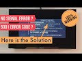 How to fix no signal error  b001 on airtel digital tv  xtreme box dth