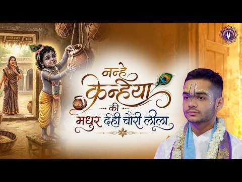 नन्हे कन्हैया की मधुर दही चोरी लीला | Shri Nitai Das Ji